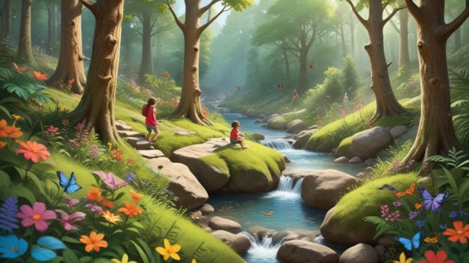 Knytte – upptäck lekfullhet i naturen tillsammans! illustration