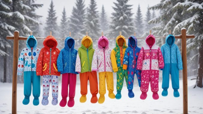 Tenson overall barn – perfekta valet för kalla dagar! illustration