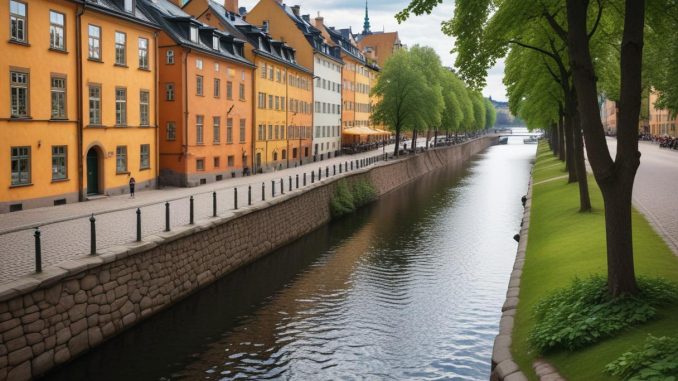 Vandra i Stockholm illustration