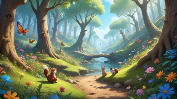 Upplev naturens magi med Pinneman i Ur och Skur illustration