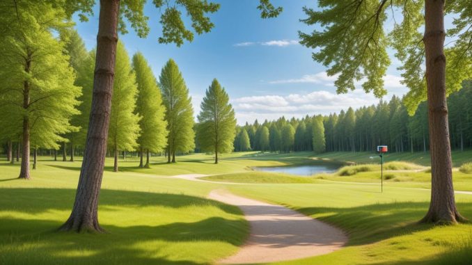 Upptäck glädjen med Intersport discgolf i naturen! illustration