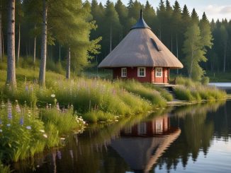 Kåtan – en mysig rastplats i naturen illustration