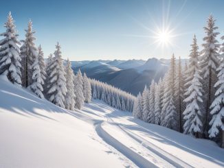 Upptäck glädjen med skidskola alpin för barn! illustration
